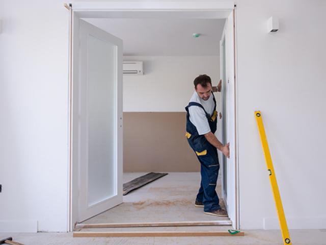 Pose de portes et fenêtres