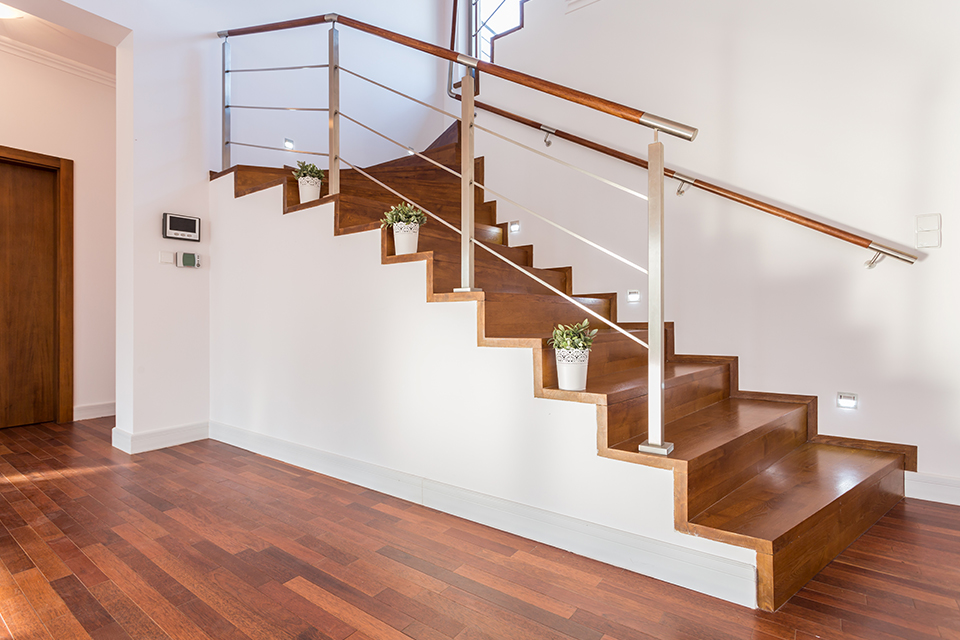 Création d'escaliers en bois